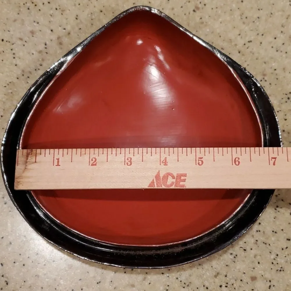 Clam Shell Wooden Dish Trinket Box